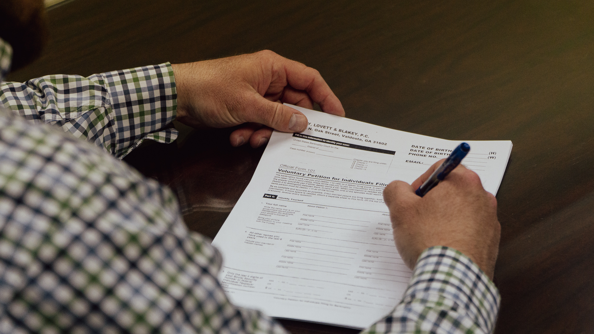 Filing Bankruptcy For The First Time? Don’t Panic!